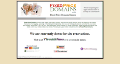 Desktop Screenshot of fixedpricedomains.com